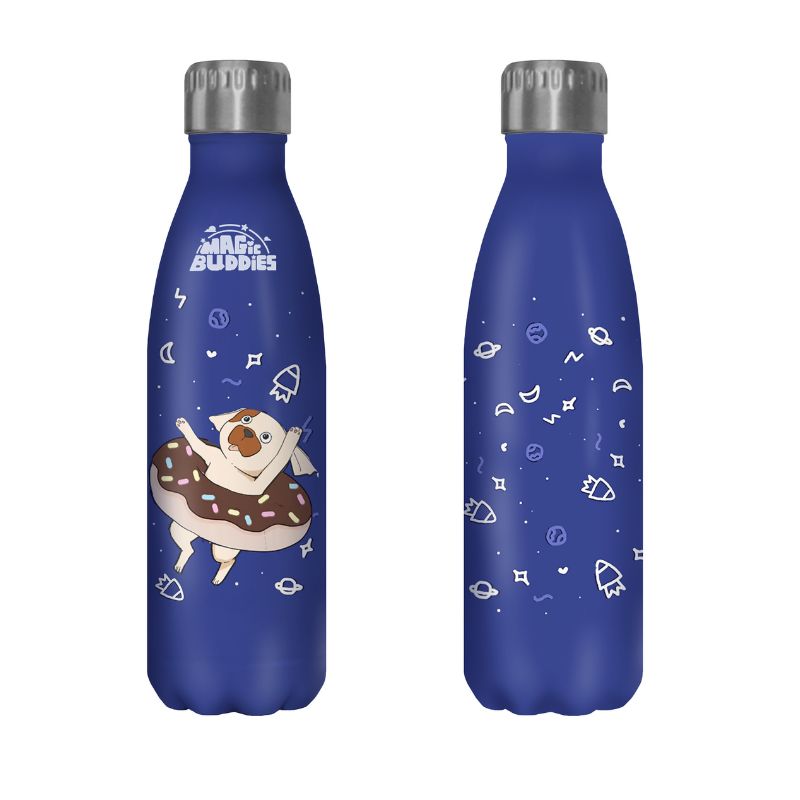 Magic Buddies 17 Oz Stainless Steel Insulated Water Wottle - MAGIC GLOBE