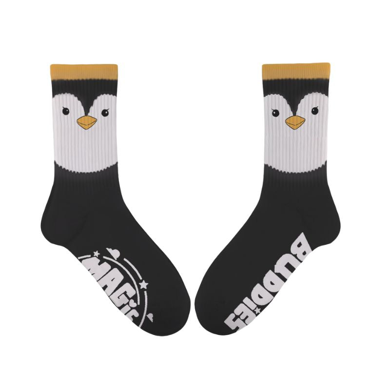 Magic Buddies Cartoon Crew Socks - MAGIC GLOBE
