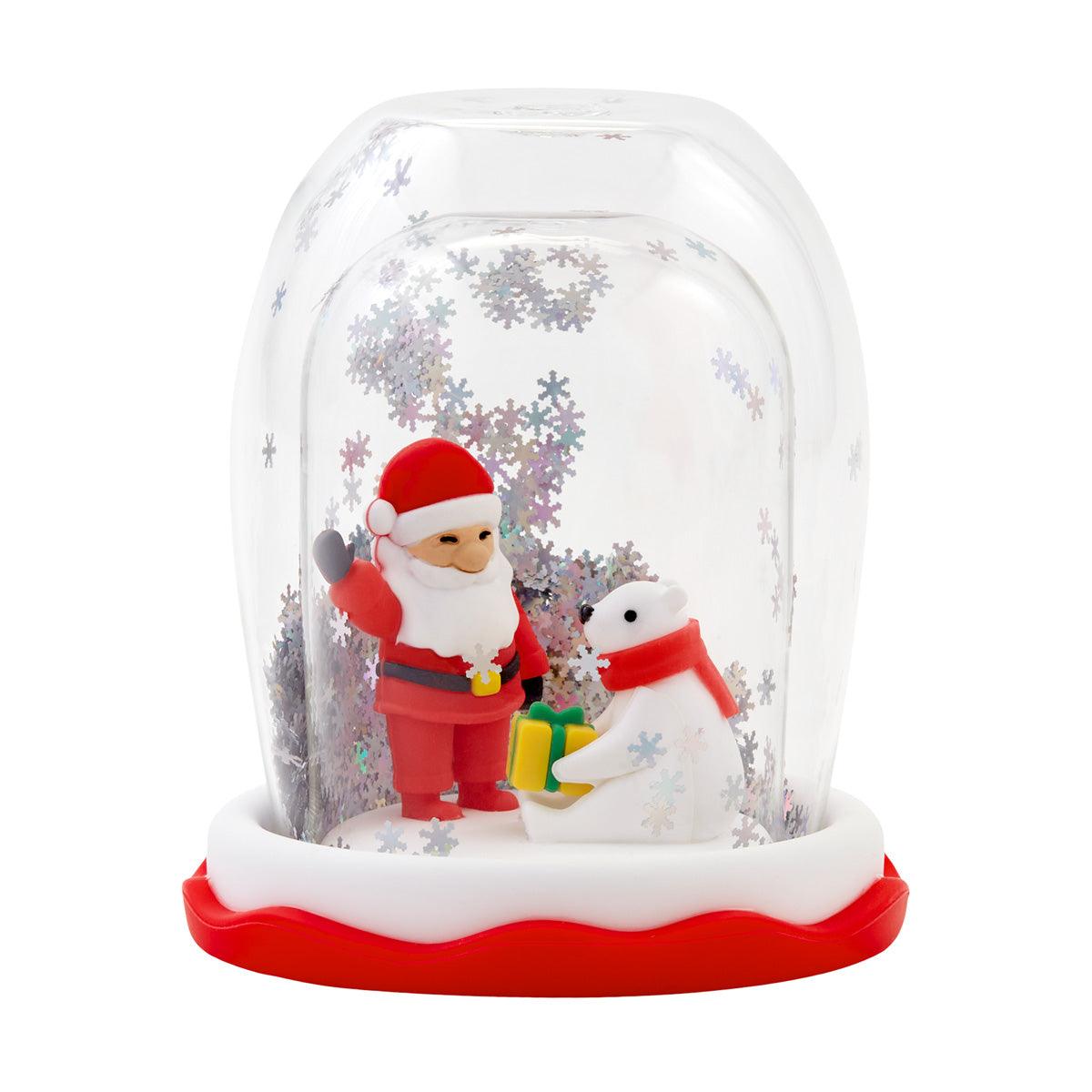 Santa with Bear - MAGIC GLOBE