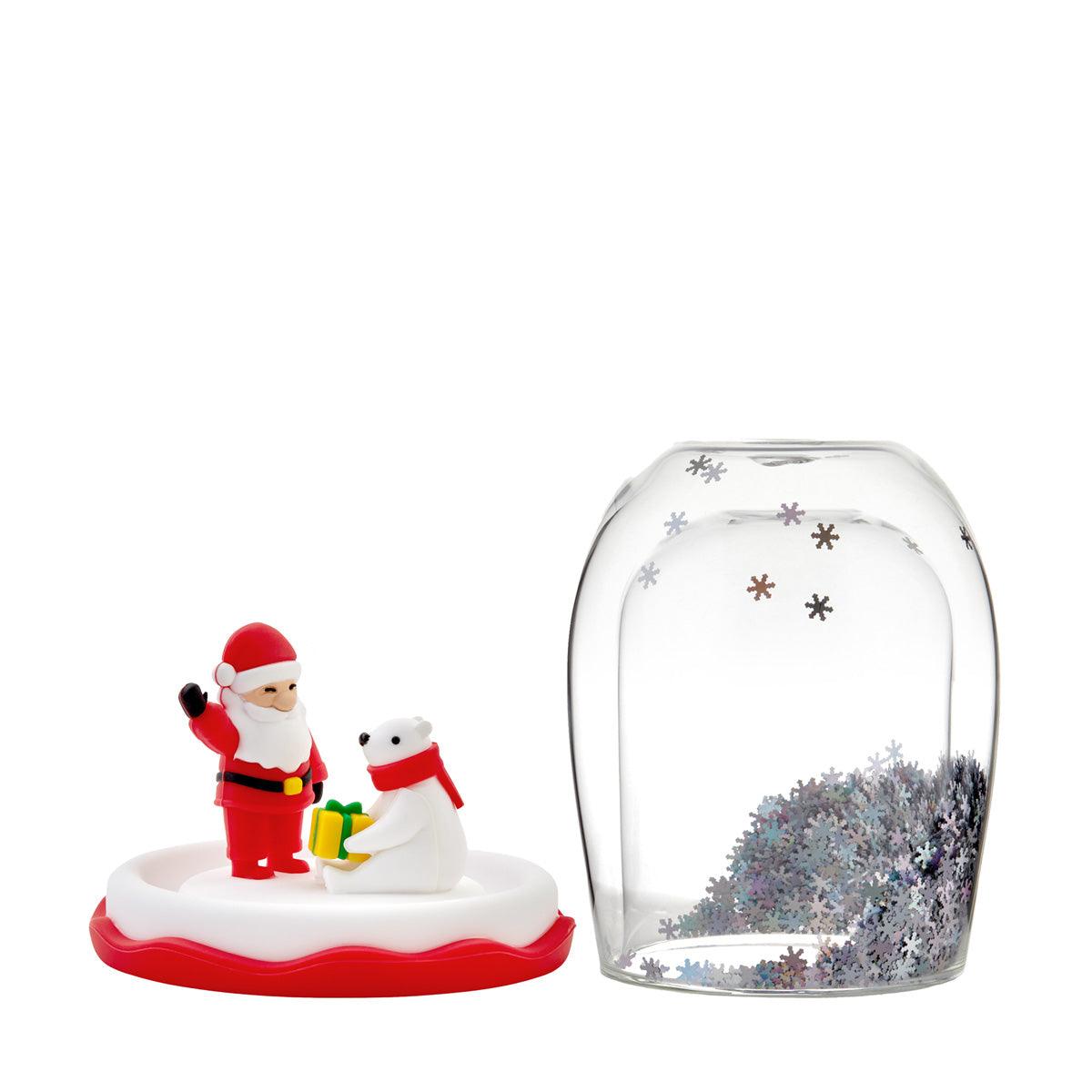 Santa with Bear - MAGIC GLOBE