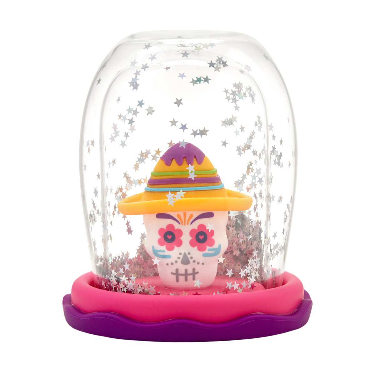 Skull snow globe cup, Day of the dead snow globe - MAGIC GLOBE 380ml double layer cup